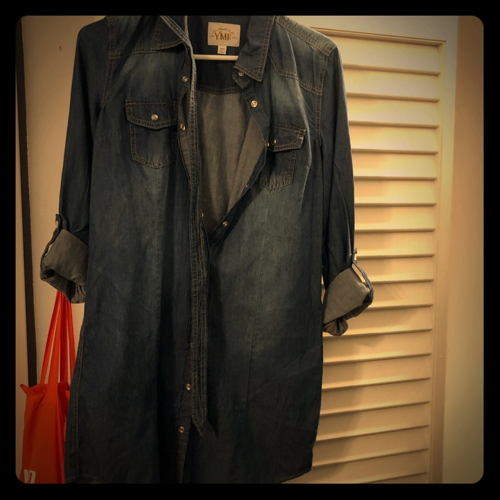 Denim dress